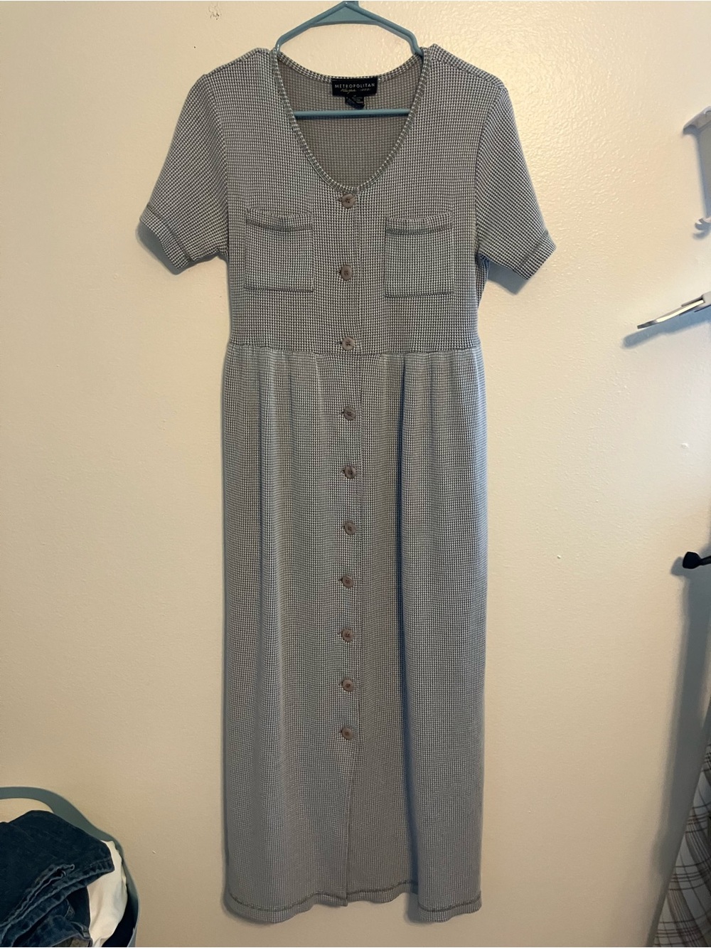 Windsor Button-Front Maxi Dress
